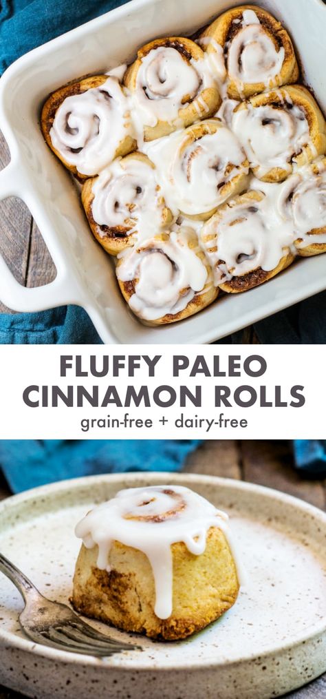 Fluffy Paleo Cinnamon Rolls Paleo Cinnamon Rolls, Unbound Wellness, Aip Breakfast, Autoimmune Recipes, Autoimmune Paleo Recipes, Aip Paleo Recipes, Aip Desserts, Postre Keto, Paleo Baking