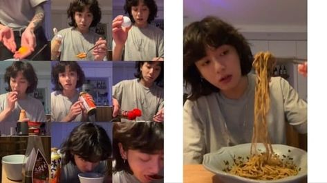 Jungkook Noodles Recipe, Makguksu Recipe, Buckwheat Noodles, Secret Recipe, Noodle Recipes, Buckwheat, Korean Food, Bts Army, Noodles