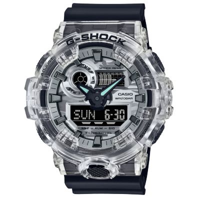 MEN | CASIO G Shock Men, Time Alarm, Elapsed Time, G Shock Watches, Casio G Shock, Sports Watch, G Shock, Clear Case, Skeleton Watch