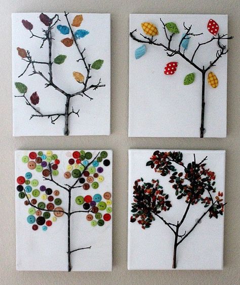 30 Creative DIY Fall Buttons Craft Ideas | Daily source for inspiration and fresh ideas on Architecture, Art and Design Kids Fall Crafts, Fall Crafts For Kids, Autumn Crafts, Crafty Kids, Reggio Emilia, Childrens Crafts, Fall Kids, Button Crafts, Nature Crafts