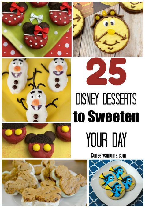 Mickey Desserts, Disney Recipes From Movies, Disney Deserts, Disney Party Foods, Disney Dessert Recipes, Recipes From Movies, Disneyland Recipes, Fiction Food, Movie Recipes