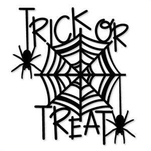 Trick or Treat Halloween Title svg cuts scrapbook cut file cute clipart files for silhouette cricut pazzles free svgs free svg cuts cute cut files Etching Art, Svgs Free, Halloween Stencils, Free Svgs, Cricut Halloween, Halloween Silhouettes, Spider Webs, Scrapbooking Album, Vinyl Ideas