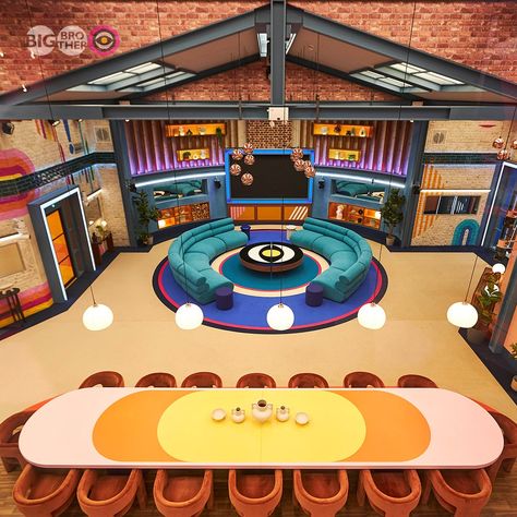 Makerspace Design, Casa Aesthetic, Big Brother House, Design Workshop, Tv Program, Basement Ideas, Tv Programmes, House Flooring, B & B