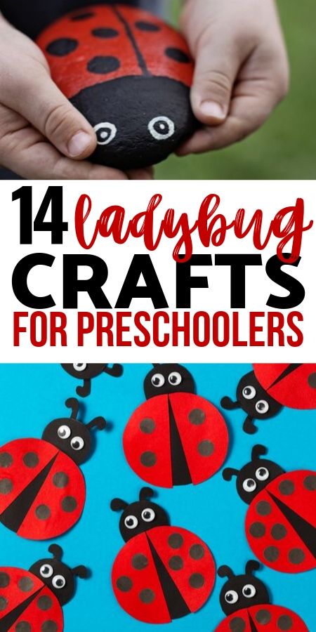 Do your kids love ladybugs? Help them learn and explore this amazing insect with these 14 fun ladybug crafts for preschooler and toddlers! Preschool Insect Activities, Grouchy Ladybug Activities, Ladybug Activities, Ladybugs Preschool, Summer Crafts For Toddlers, Origami Paper Flowers, Easy Preschool Crafts, Bug Activities, Bugs Preschool