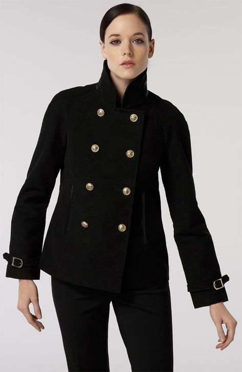 Military Jacket Women Outfit, Military Jacket Outfits, Army Jacket Women, Black Military Jacket, Military Jacket Women, Band Jacket, Military Inspired Jacket, Jacket Outfit Women, Trendy Jackets