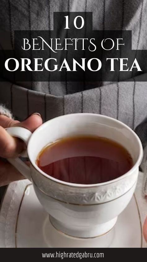 oregano tea Benefits Of Oregano, Oregano Tea, Herbal Infusion, Cup Of Tea, Herbal Remedies, Oregano, Health Benefits, Benefits, Tea