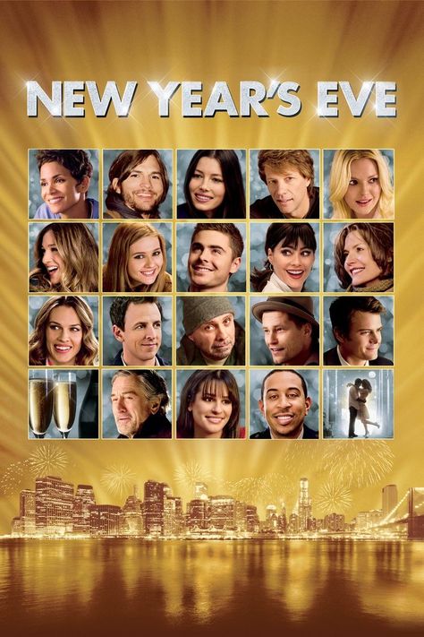 New Year Movie, New Year Eve Movie, Tv Show Genres, New Year Eve, Watch Movie, Ensemble Cast, Romantic Comedy, Movie Trailers, New Year's