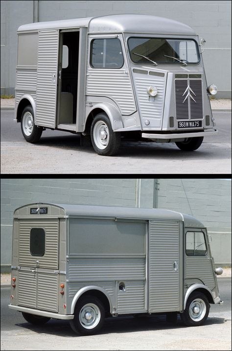 Old Citroen Cars, Citroen H Van, Xantia Citroen, Citroen Type H, Citroen C1, Tricycle Bike, Food Truck Design, Classic Vans, Van Design