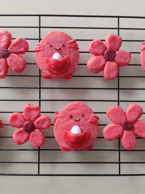 your favourite pokemon made into a cookie. quick and easy shortbread recipe. cute chansey pokemon with a little chocolate egg. Easy Shortbread Recipe, Pokemon Cookies, Shortbread Recipe Easy, Easy Shortbread, Shortbread Recipe, Chocolate Egg, Shortbread Recipes, Chocolate Eggs, Cut Out Cookies