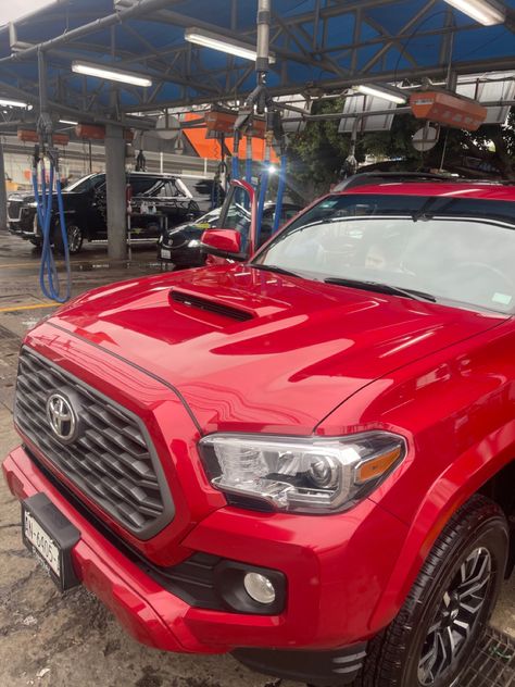 Toyota Tacoma 2022, Colour: Red Tacoma 2022, Mid Size, Toyota Hilux, Colour Red, Toyota Tacoma, Dark Red, Toyota, Suv, Trucks