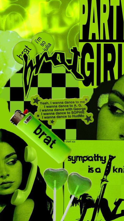 #brat #charlixcx #green #fyp #shufflefyp #wallpaper #aesthetic #music #musiclover 💚🖤 Brat Wallpapers, Wallpaper Aesthetic Music, Brat Aesthetic, Aesthetic Music, Charli Xcx, Wallpaper Ideas, Wallpaper Aesthetic, Music Lovers, Aesthetic Wallpaper