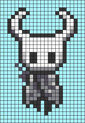 Alpha pattern #32907 | BraceletBook Pixel Art 15x15 Grid, Fnaf Doodles Easy, Hollow Knight Perler Beads, Helluva Boss Pixel Art Grid, Cool Pixel Art Grid, Pixel Art 24x24, Pixel Art Alpha Pattern, Eye Pixel Art, Pixel Art With Grid