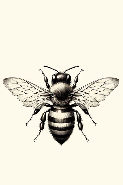 Black And Grey Bee Tattoo, Tattoos Of Bees, Big Bee Tattoo, Kelly Stanford, Bee Tattoo Men, Honey Bee Tattoos, Honey Bee Tattoo Ideas, Bees Tattoo, Bugs Tattoo