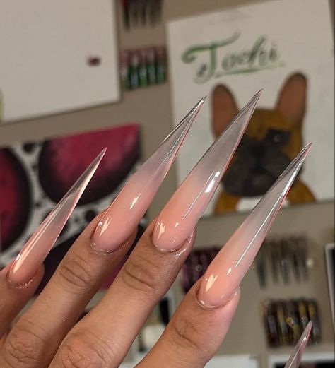 Stilleto Nails Designs, Long Stiletto Nails, Sharp Nails, Tapered Square Nails, Punk Nails, Diy Acrylic Nails, Swarovski Nails, Glow Nails, Classy Acrylic Nails