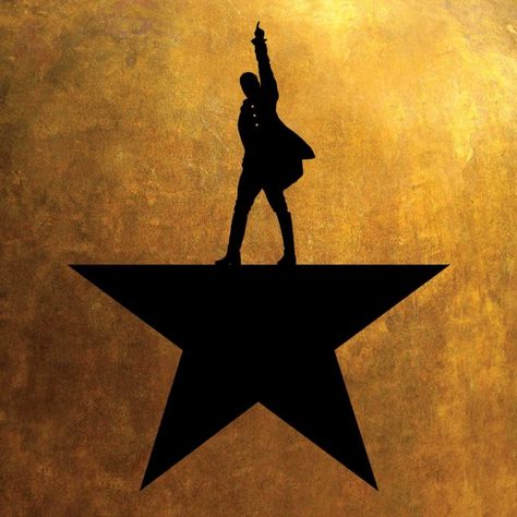 Hamilton Logo, Gold Background, Other People, Musical, Gold