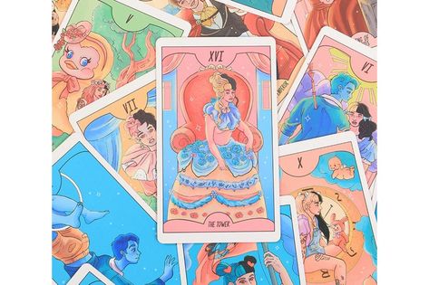 Colorful Tarot Cards, Deck Cards, Tarot Cloth, Clear Card, Tarot Card Decks, Minor Arcana, Instructions Booklet, Oracle Decks, Tarot Deck