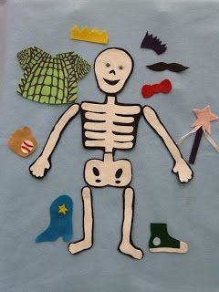 The Wielded Pen - Skeleton Gets Dressed Storytelling Preschool, Halloween Storytime, Library Halloween, Library Storytime, Flannel Stories, Storytime Themes, Toddler Storytime, Mat Man, Storytime Ideas