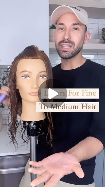 Justin Toves-Vincilione on Instagram: "Layers for Fine Hair! ✂️ or really anyone with low to medium density hair … #authenticbeautypartner  . These techniques work great for fine hair with low density because they create visible layering and graduation while honoring the length and the perimeter! . 🍃 Enhance the haircut with Amplify Mousse from @authenticbeautyconcept.us to build a strong foundation of volume  🍃 Use Hydrate Spray Conditioner as you cut for moisture and to hydrate the final style just enough without weighing the hair down!  . #haircuttutorial #haircutvideo #hairvideos #hairtutorial #finehair #finehairstyles #hairvideo #hairtutorials #thinhair #hairstyles #hairstyle #layeredhaircut #layeredhair #mediumlengthhair #shoulderlengthhair #haircutting #haircutideas #hairideas #ha Layers For Fine Hair, Shoulder Layered Haircuts, Fine Hair Volume, Layered Haircuts Shoulder Length, Spray Conditioner, The Haircut, How To Cut Your Own Hair, Medium Layered Hair, Shoulder Length Hair Cuts