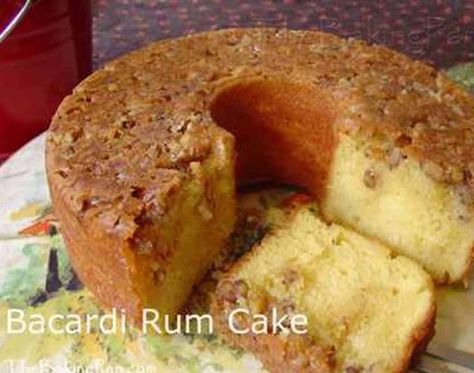 Original Bacardi Rum Cake | Just A Pinch Recipes Bacardi Rum Cake Recipe, Rum Cake Recipe Easy, Gran Marnier, Bacardi Rum Cake, Rum Cake Recipe, Holiday Cake, Cake Delicious, Bacardi Rum, Rum Cake