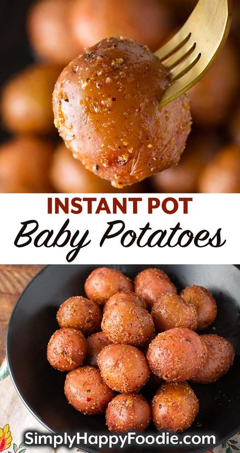 Instant Pot Baby Potatoes, Instant Pot Veggies, Pressure Cooker Potatoes, Best Instant Pot Recipe, Healthy Instant Pot Recipes, Baby Potatoes, Easy Instant Pot Recipes, Instant Pot Dinner Recipes, Instapot Recipes