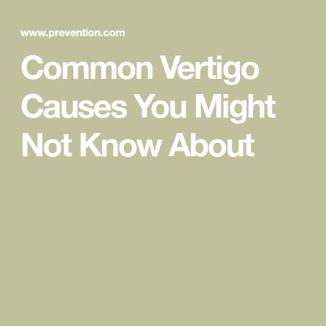 Common Vertigo Causes You Might Not Know About Epley Maneuver, Vertigo Causes, Vertigo Symptoms, Vertigo Relief, Dizzy Spells, Vestibular System, Anti Inflammation, Cleveland Clinic, Shortness Of Breath