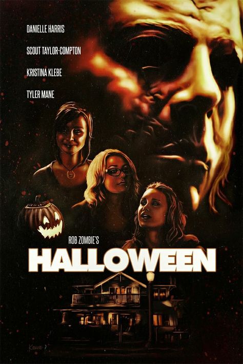 Rob Zombie's Halloween (2007) Rob Zombie Movies Poster, Rob Zombie's Halloween, Rob Zombie Movies, Giallo Horror, Rob Zombie Halloween, Halloween Rob Zombie, Michael Meyers Halloween, Halloween Movie Poster, Horror Movies Halloween