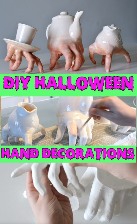 Low Cost Halloween Decor, Halloween Bones Decorations, Creepy Barbies Diy, Diy Morgue Halloween, Diy Brains Halloween, Halloween Figures Diy, Zombie Decorations Diy, Creepy Dolls Diy Halloween Decorations, Beetlejuice Sculpture