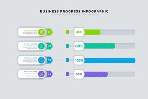 Progress Visualization, Progress Infographic, Supply Chain Infographic, Media Portfolio, Visual Data, Strategy Infographic, Process Chart, Process Infographic, Infographic Elements