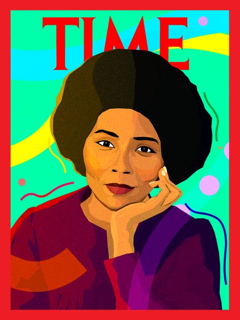 TIME Magazine — MONICA AHANONU Bell Hooks, Black Writers, Influential Women, The Photograph, Time Magazine, Student Reading, Artist Art, Magazine Cover, Cover Art