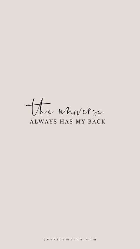 Universe Got Your Back Quotes, Spiritual Self Love Quotes, Universe Has My Back Quotes, Positive Quotes Manifestation, Universe Has Your Back Quotes, Universe Has My Back Wallpaper, Law Of Affirmation Quotes, Everything Is Aligning Quotes, Motivational Quotes Manifestation