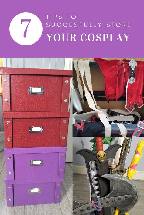 How to store your cosplays succesfully - Alice in Cosplayland Cosplay Organization Ideas, Cosplay Storage Ideas, Cosplay Organization, Cosplay Storage, Cosplay Room, Wife Duties, Dream Workshop, Crafting Room, Foam Armor