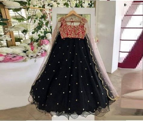 Designer lehenga, lehenga, Readymade blouse, chaniya choli, Lengha, Indian lehenga, work blouse, leh Black Lehenga Combination, Lehenga Combination, Lehenga For Kids, Bridallehenga Bridal, Partywear Outfits, Quality Outfits, Red Combination, Patiyala Suit, Mirror Work Lehenga