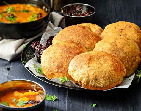 Bedmi Poori Recipe (Spiced Split Black Lentil Pooris)