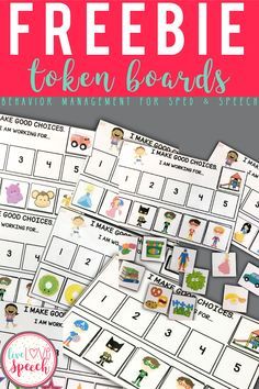 Token Boards for SPED & SPEECH {FREEBIE!} - Grab this FREE download to keep behavior management under control in the speech theraphy room. You get eight different token boards to choose from. Print, laminate, and go! These work great in preschool, elementary, or middle school speech sessions. Grab yours today! Token Boards For Behavior Free, I Am Working For Token Board Free, Token Boards For Behavior, Token Board Printable Free, Classroom Accommodations, Discipline Ideas, Token Boards, Love Speech, Early Childhood Special Education