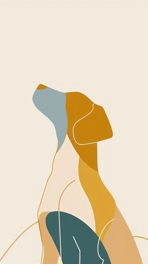 Minimalist Dog Art, Dog Wallpaper Iphone, Minimalist Iphone, Cartoon Wallpaper Iphone, Dog Wallpaper, Minimalist Wallpaper, Abstract Images, Dog Images, Cartoon Dog