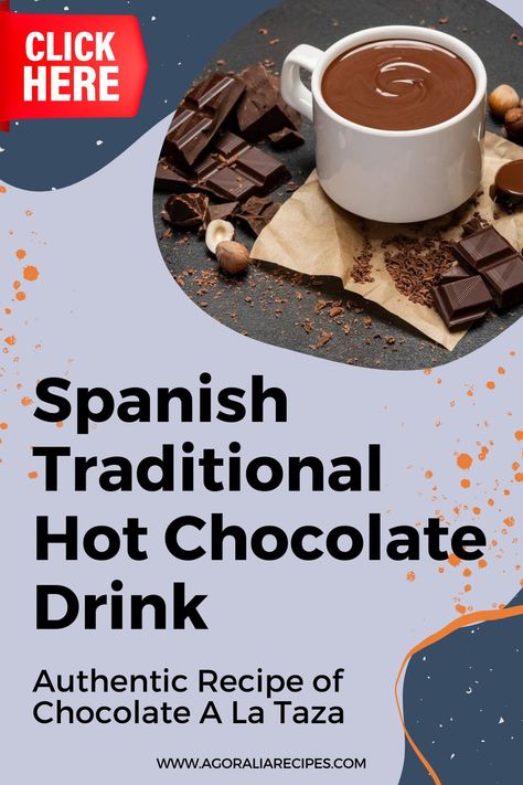 Indulge in the decadence of Spanish Hot Chocolate – Chocolate a la Taza! 🍫✨ Introduced by the Mayans in the 1500s, Spain's version stands out with its rich, velvety, and luscious texture. Not just for sipping by the fireplace on a chilly day, it's the perfect companion for dipping beloved Churros. Dive into the world of Chocolate a la Taza with our guide and learn to prepare this heavenly treat! ☕🔥 #SpanishHotChocolate #ChurroDipping #DecadentDelight Spanish Hot Chocolate, Greek Fries, Traditional Spanish Recipes, Hazelnut Recipes, Hot Chocolate Drink, Spanish Recipes, Chocolate Drink, Hot Chocolate Drinks, Seasonal Cooking