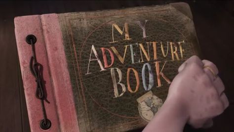 Pixar "UP" adventure book font? - forum | dafont.com Diy Adventure Book, Up Adventure Book, Pixar Quotes, James Sirius Potter, Up 2009, Our Adventure Book, Adventure Movie, Disney Pixar Movies, Disney Up