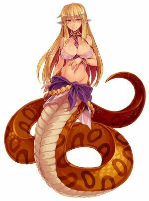 Kartu Pokemon, Monster Girl Encyclopedia, Snake Girl, Monster Musume, Anime Monsters, Monster Girl, Fantasy Creatures, Character Concept, Anime Character Design