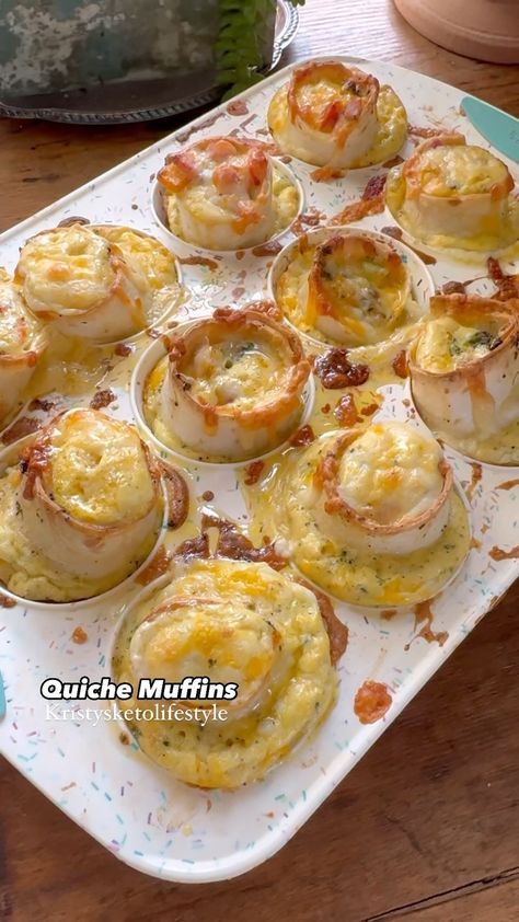 Kristy Hawk | Quiche Muffins This is a fun and different way to make AND eat quiche!! My family loved these! RECIPE - Makes 12 INGREDIENTS: 4 zero carb… | Instagram Cubed Ham, Quiche Muffins, Low Carb Quiche, Keto Quiche, Orange Bell Pepper, Easy Quiche, Yellow Bell Pepper, Muffin Cup, Colby Jack