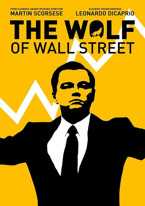 Wallstreet Bull, Wolf On Wall Street, Street Artwork, Street Poster, Wall Street Art, The Wolf Of Wall Street, Black Color Combination, Film Posters Minimalist, Wolf Of Wall Street