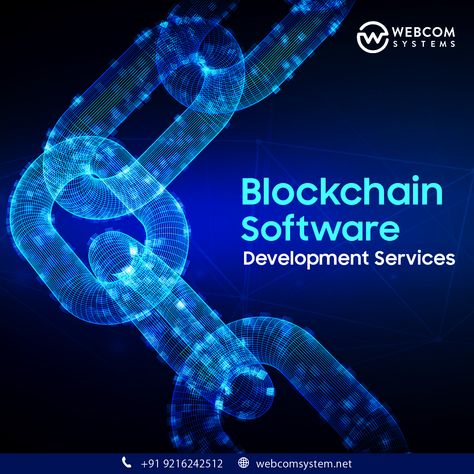 Webcom Systems is one of the leading blockchain software development companies in India.  Our team has years of experience and expertise in developing innovative Blockchain Software tailored to the clients' needs.  ✅ Blockchain Consulting ✅ Custom Blockchain Solution ✅ Smart Contracts Development ✅ Supply Chain Management ✅ ICO Services ✅ Maintenance  Feel free to contact us. ☎️ +91 9216242512 📧 sales@webcomsystem.net 🌐 https://webcomsystem.net/blockchain-development-company/  #WebcomSystems # Data Science Learning, Blockchain Development, Crypto Money, Investing In Cryptocurrency, Blockchain Cryptocurrency, Digital Wallet, Medical Records, Cryptocurrency Trading, Supply Chain Management