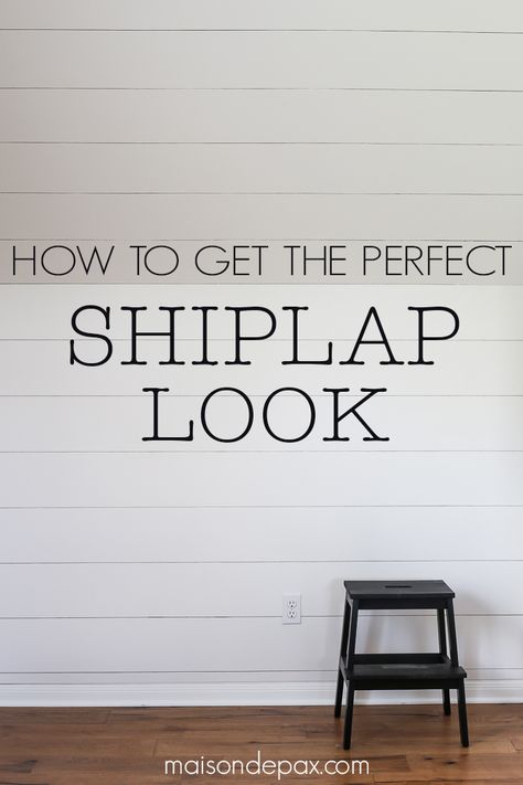 How To Plank, Shiplap Wall Diy, Shiplap Accent Wall, Diy Shiplap, Diy Wand, Wall Diy, Plank Walls, European Home Decor, Kitchen Decorating