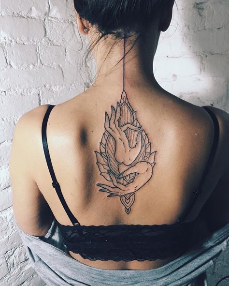 mudra buddhist tattoo Wolf Drawings, Buddha Tattoo Design, Girl Back Tattoos, Buddha Tattoos, Inspiration Tattoos, Small Girl Tattoos, Tattoo Girls, Wrist Tattoos For Women, Summer 19