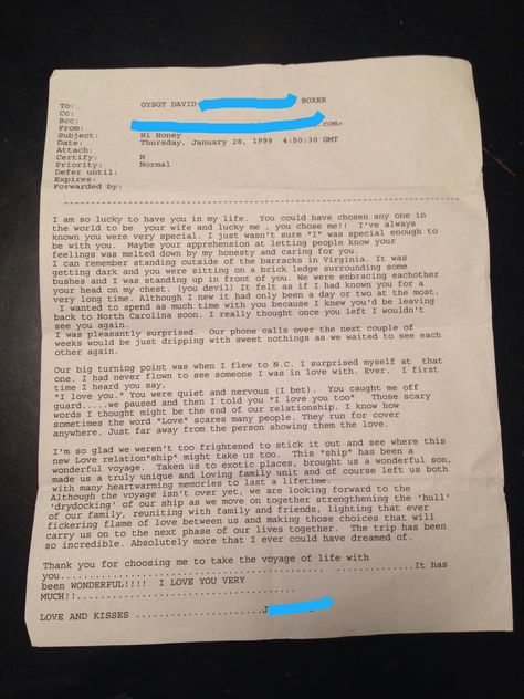 #loveletter A love letter on their last deployment after 20 yrs. of service. #military love # deployment #Navy #USMC Deployment Letters Boyfriends, Military Love Letters, Deployment Letters, Military Letters, Deployed Husband, Military Husband, Letter For Him, Letters To Boyfriend, Military Love