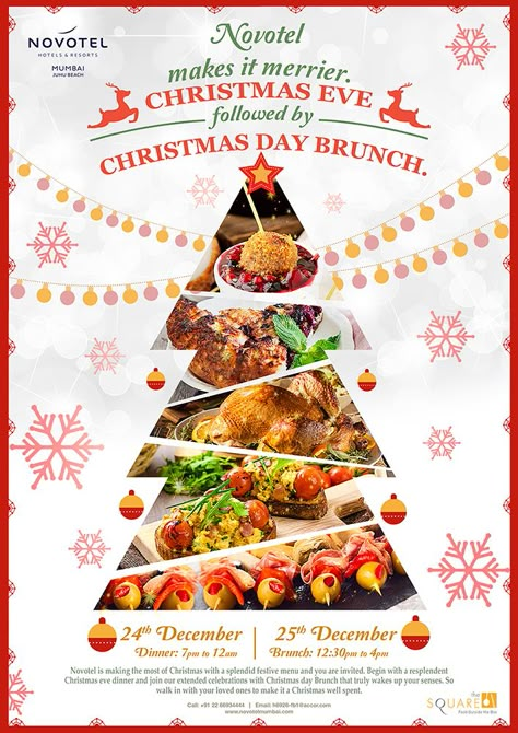 Christmas Food Poster, Besan Laddu Recipe, Christmas Sandwiches, Christmas Vegetables, Food Illustration Design, Christmas Buffet, Native Foods, Food Promotion, Cooking Cream