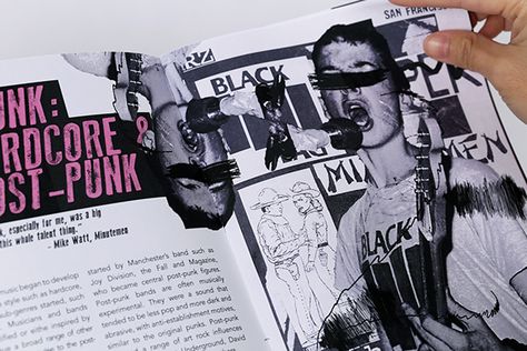 A Brutal History of Punk Rock :: Behance Punk Lifestyle, Fashion Media, Joy Division, Collage Poster, Punk Bands, Post Punk, Lifestyle Fashion, Present Day, The Present