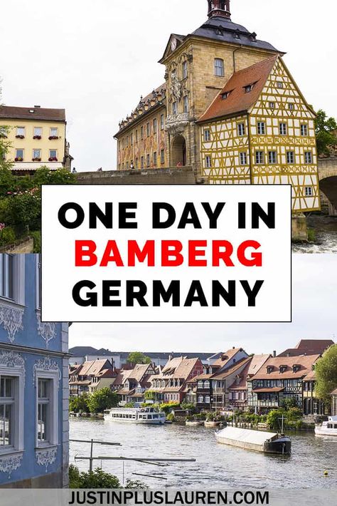 Here are all the best things to do in Bamberg Germany, and you can easily visit Bamberg in a day. Here's how to spend an epic one day in Bamberg Germany.  #Bamberg #Germany #Travel #Itinerary #TravelGuide   Best things to do in Bamberg | Bamberg Germany Travel Guide | Bamberg Itinerary | Small Towns in Germany | Cute Small German Towns | UNESCO World Heritage Sites Germany Bamberg Germany, Germany Travel Destinations, Germany Travel Guide, 2023 Travel, Germany Photography, Cities In Germany, Travel Germany, Visit Germany, Usa Cities