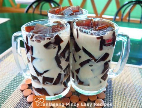 How to prepare delicious Coffee Jelly Recipe Coffee Jelly Recipe Filipino, Coffee Jelly Recipe, Panlasang Pinoy Recipe, Pinoy Recipe, Pinoy Dessert, Gluten Free Coffee, Banana Fritters, Jelly Desserts, Coffee Jelly