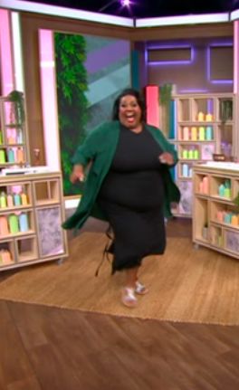 Alison Hammond, Live On Air, Before Running, Her Makeup, A Clown, Cry Out, Love Island, Compact Mirror, Tv News