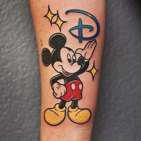 Tattoo uploaded by Xavier | Mickey Mouse tattoo by Helga Hagen. #classic #disney #retro #mickeymouse #cartoon #vintage | 107329 | Tattoodo Disney Tattoos Mickey, Mickey Tattoo, Mouse Tattoo, Mickey Mouse Tattoo, Disney Sleeve Tattoos, Unique Tattoos For Women, Disney Sleeve, Card Tattoo Designs, Mouse Tattoos